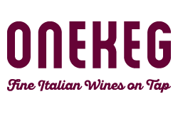 Onekeg Fine Itealian Wines Tap Logo